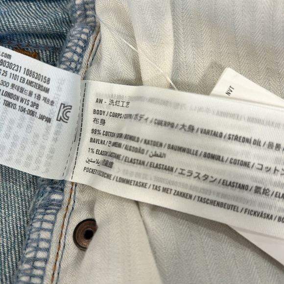 Abercrombie & Fitch NWT women's The 4" Mom Short Curve Love Size 36/22 High Rise - Picture 7 of 14